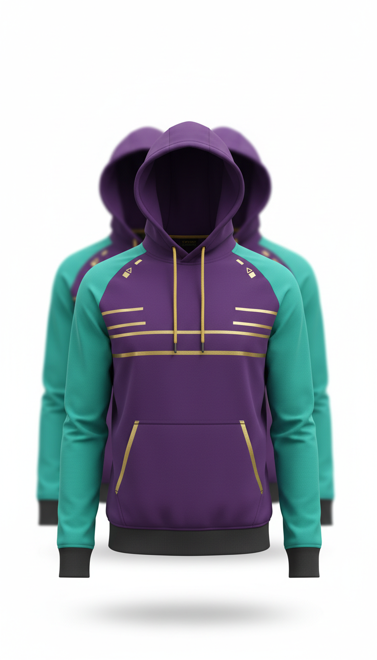 Performance Hoodie Metallic Accents